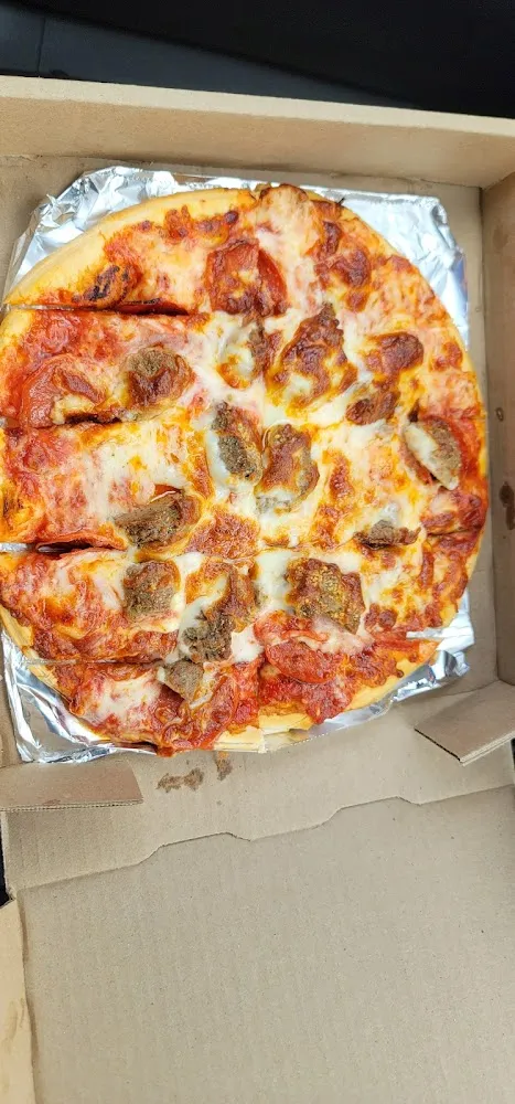 Personal Pepperoni Pizza with Meatballs